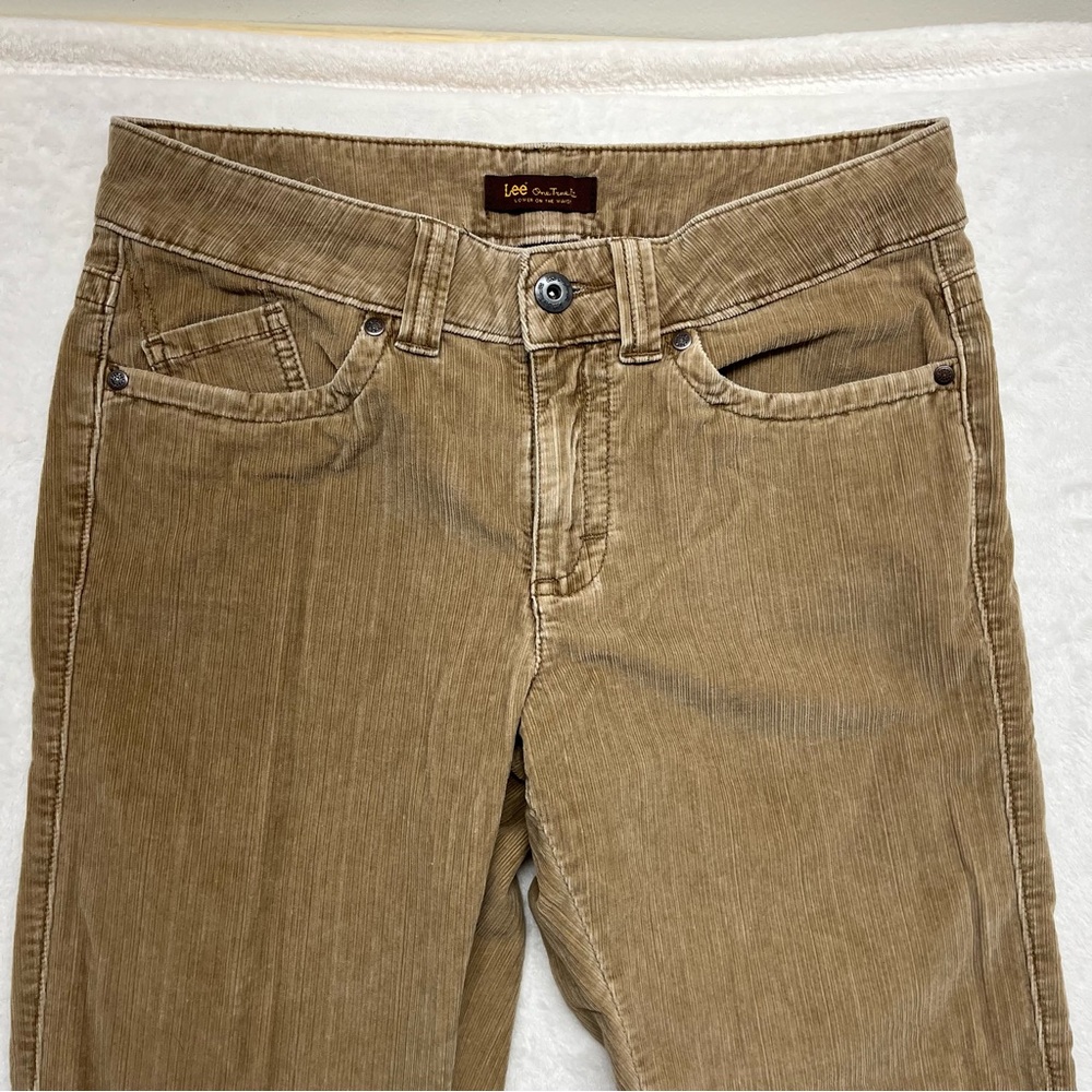 Lee Women's Straight Leg Brown Corduroy